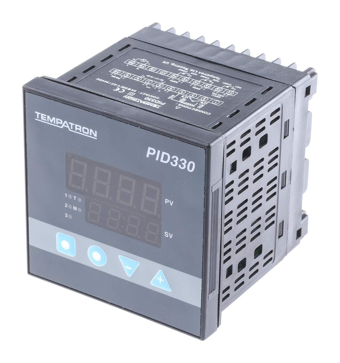 Tempatron PID330 Panel PID Temperature Controller, 2 Output Relay, SSR 270V ac On-Off