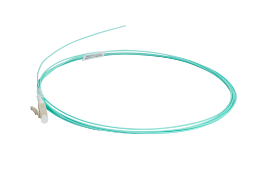 CAE Multimedia Connect OM4 LC UPC Structure Libre Fibre Optic Cable, 50 μm Low Smoke Zero Halogen, Violet, 2 m