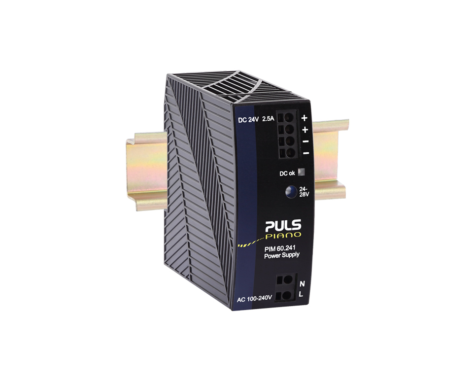 PULS PIM60 DIN Rail DIN Rail Power Supply 240V ac AC Input 24V, 2.5 A Output DC 60 W
