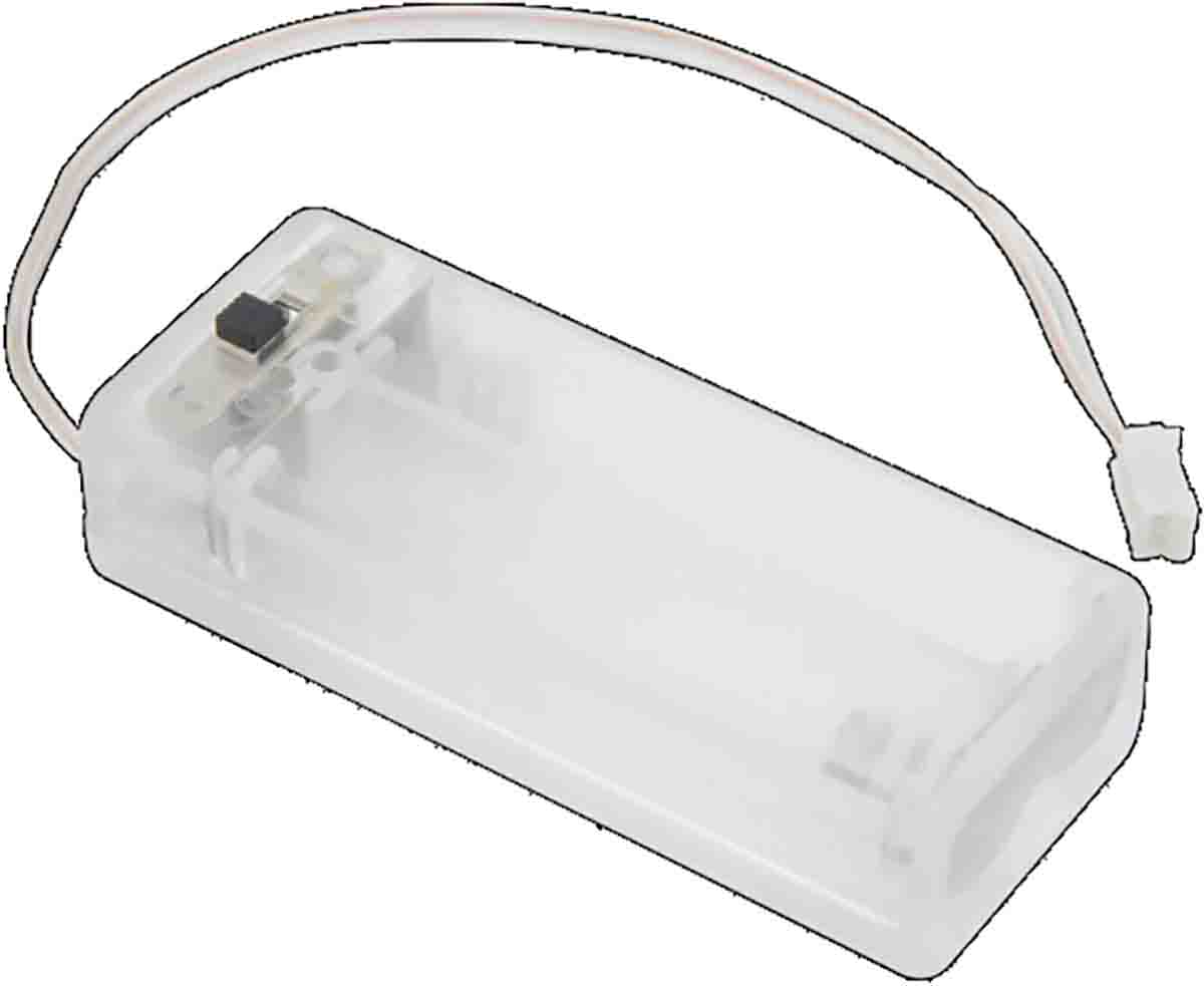 pis-1275 Pi Supply PIS-1275 BBC Micro:bit Add-on Crystal Battery Box - 2 x AAA