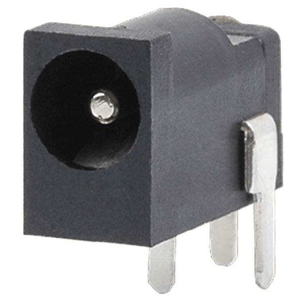 Same Sky, PJ-031DH Horizontal Jack 3.5A, 500V, Through Hole, length 11.4 mm, Nickel Silver
