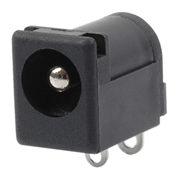 Same Sky, PJ-037B Horizontal Jack 2.5A, 500V, Through Hole, length 14.5 mm, Nickel Silver