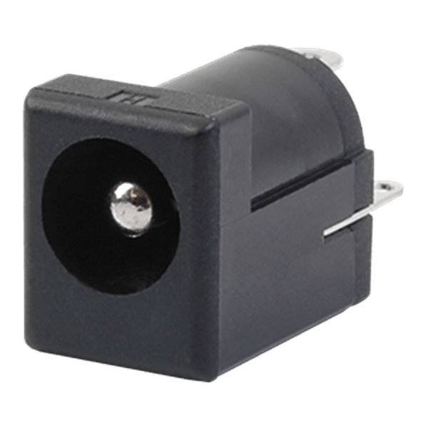 Same Sky, PJ-044AH Vertical Jack 5A, 500V, Through Hole, length 11 mm, Nickel Silver