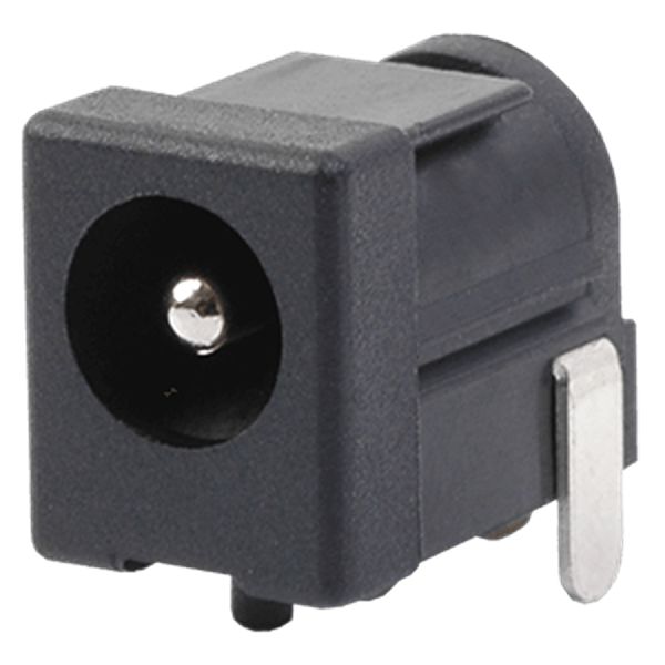 Same Sky, PJ-050AH Horizontal Jack 5A, 500V, Through Hole, length 14.5 mm, Nickel Silver