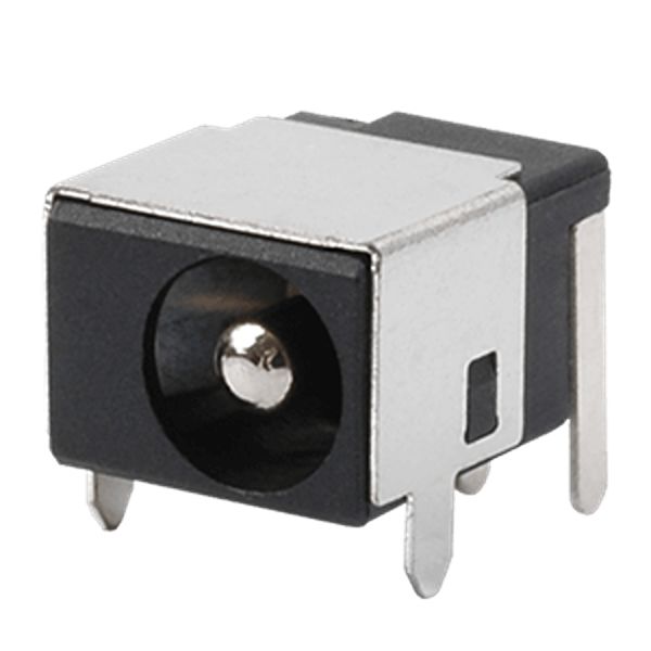 Same Sky, PJ-051BH Horizontal Jack 5A, 500V, Through Hole, length 11.5 mm, Nickel Silver