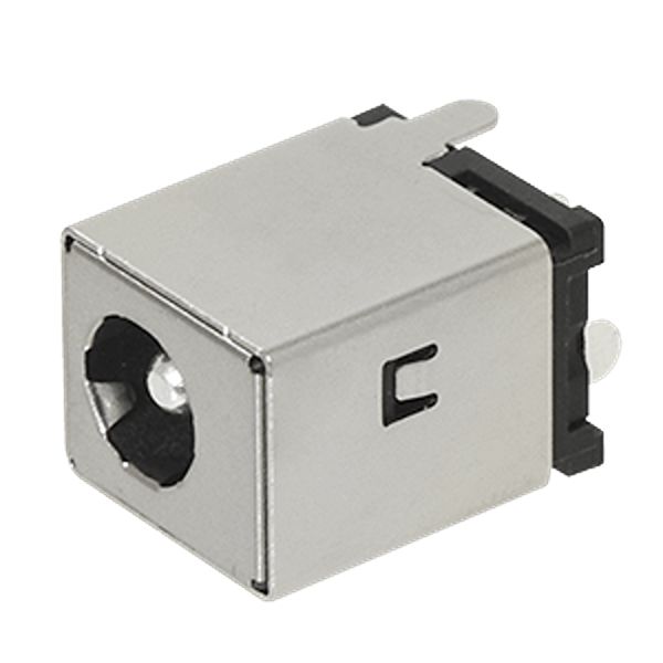Same Sky, PJ-090BH Vertical Jack 5A, 500V, Through Hole, length 14.2 mm, Nickel Silver