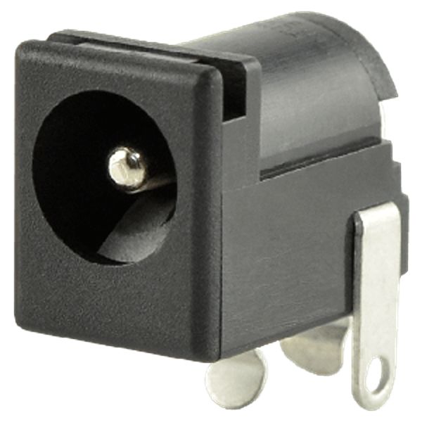 Same Sky, PJ-20 Horizontal Jack 2.5A, 500V, Through Hole, length 14 mm, Nickel Silver
