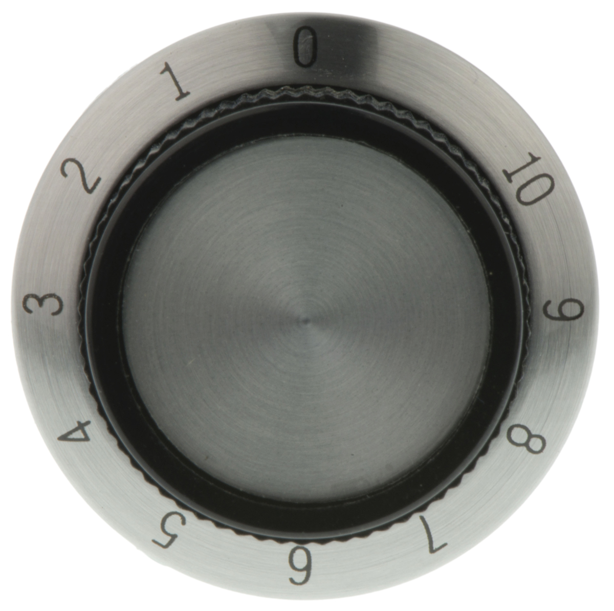 pkd70b1014 TE Connectivity 25.9 mm Knob Diameter Black Potentiometer Knob for 6.35 mm Shaft Circular, PKD70B101/4