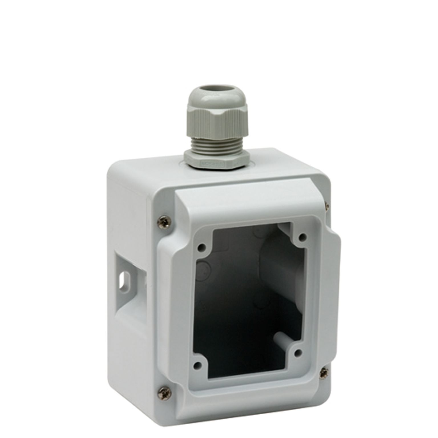 Schneider Electric Mureva Grey Matt Polymer Back Box, IP67, Surface Mount, 4 Gangs 85 mm 65mm 85 mm