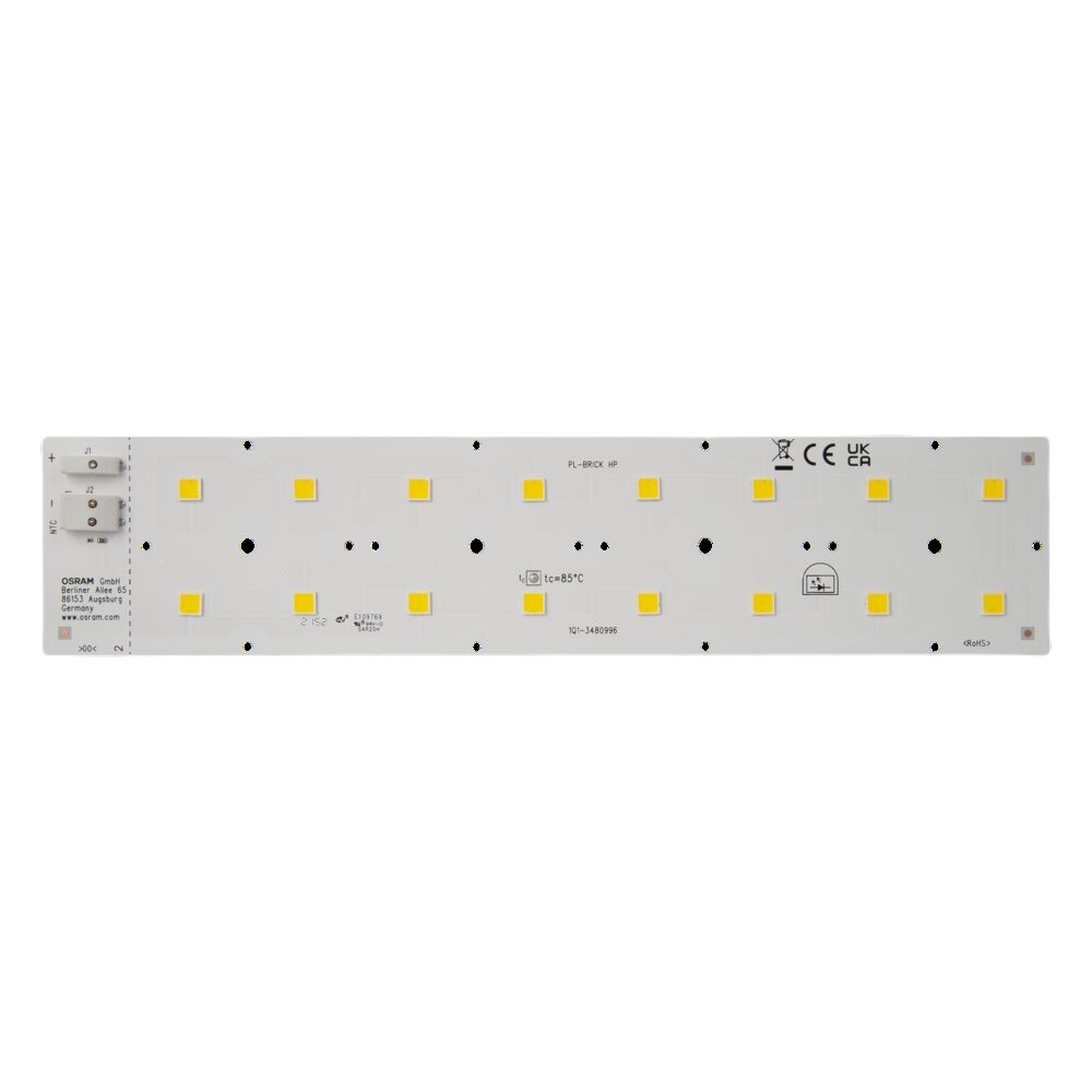 Osram 45V dc LED Strip, 2200k Colour Temp, 223 mm Length