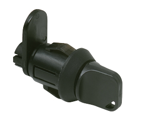 C & K Keylock Switch, SPST 2-Way Flat-Key