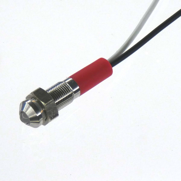 CML Innovative Technologies PL06SL Series Stainless Steel Panel Light, White Panel LED, Wire Termination 240V 20 mA,