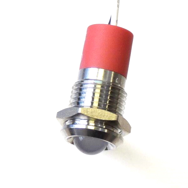 CML Innovative Technologies PL12SL Series Stainless Steel Panel Light, White Panel LED, Wire Termination 12V 20 mA,