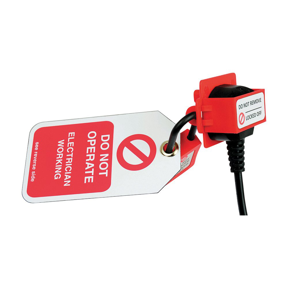 pl13 Martindale Red 1-Lock Lockout Polypropylene Appliance Lockout