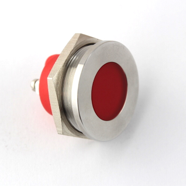 CML Innovative Technologies PL25SS Series, Red Panel Mount Indicator, Screw Termination 24V 20 mA, IP67, 25 mm
