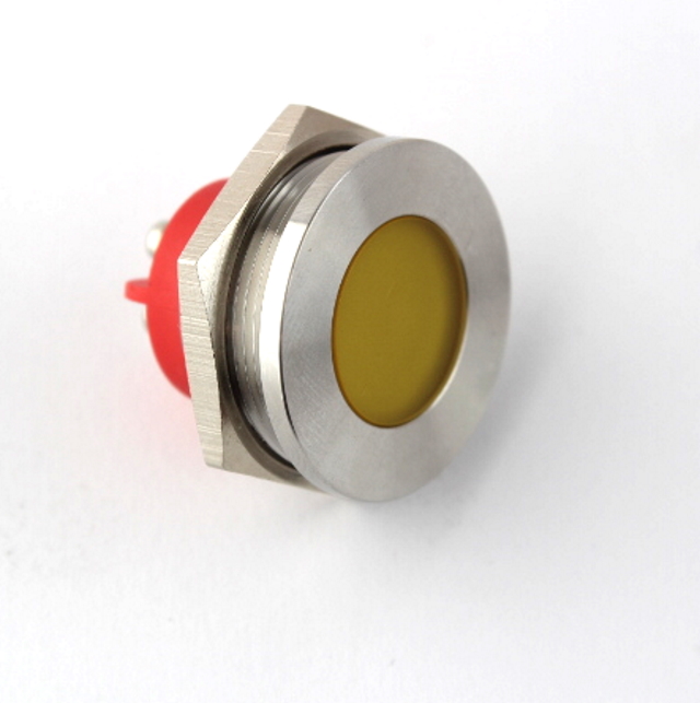 CML Innovative Technologies PL25SS Series, Green Panel Mount Indicator, Screw Termination 24V 20 mA, IP67, 25 mm