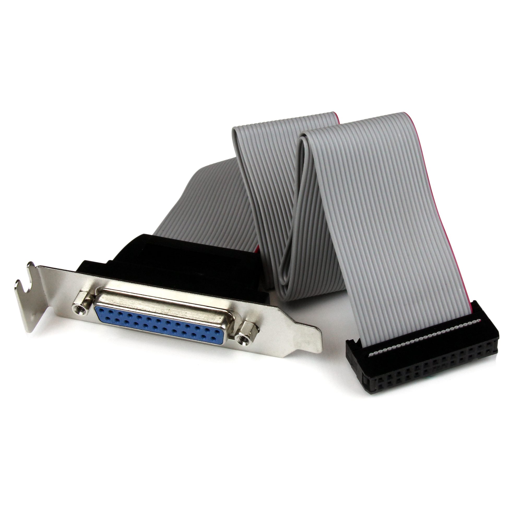 StarTech.com Female D-Sub 25-Pin to Male IDC26 Serial Cable, 400 mm Polyvinyl Chloride, Plate Series
