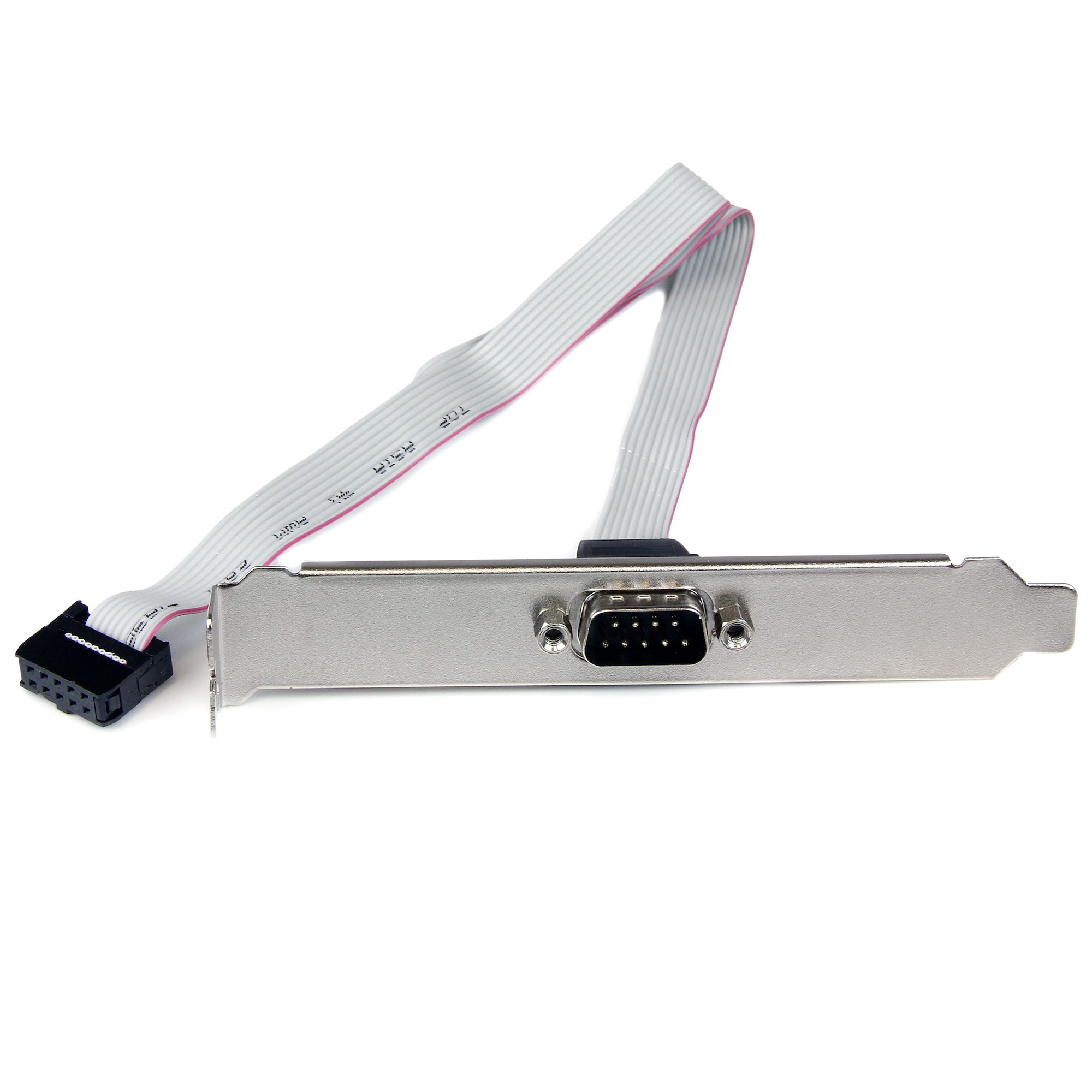 StarTech.com Female D-Sub 9-Pin to Male DB9 Serial Cable, 400 mm Polyvinyl Chloride, Plate Series