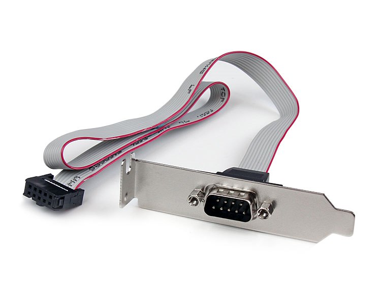StarTech.com Female D-Sub 9-Pin to Male DB9 Serial Cable, 412 mm Polyvinyl Chloride, Plate Series