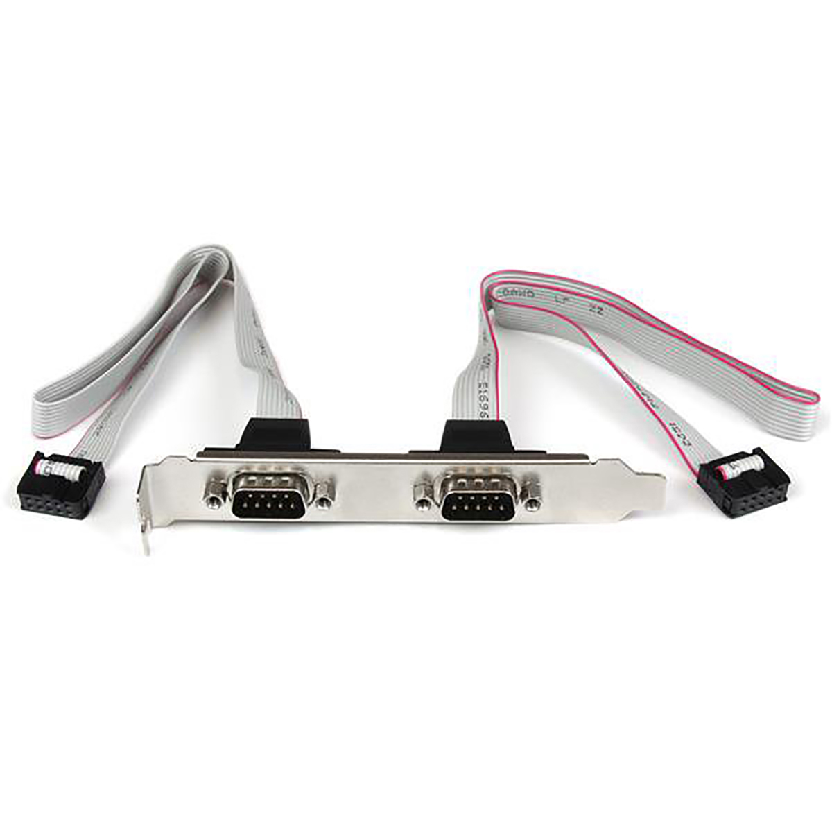 StarTech.com Female D-Sub 9-Pin to Male DB9 Serial Cable, 400 mm Polyvinyl Chloride, Plate Series