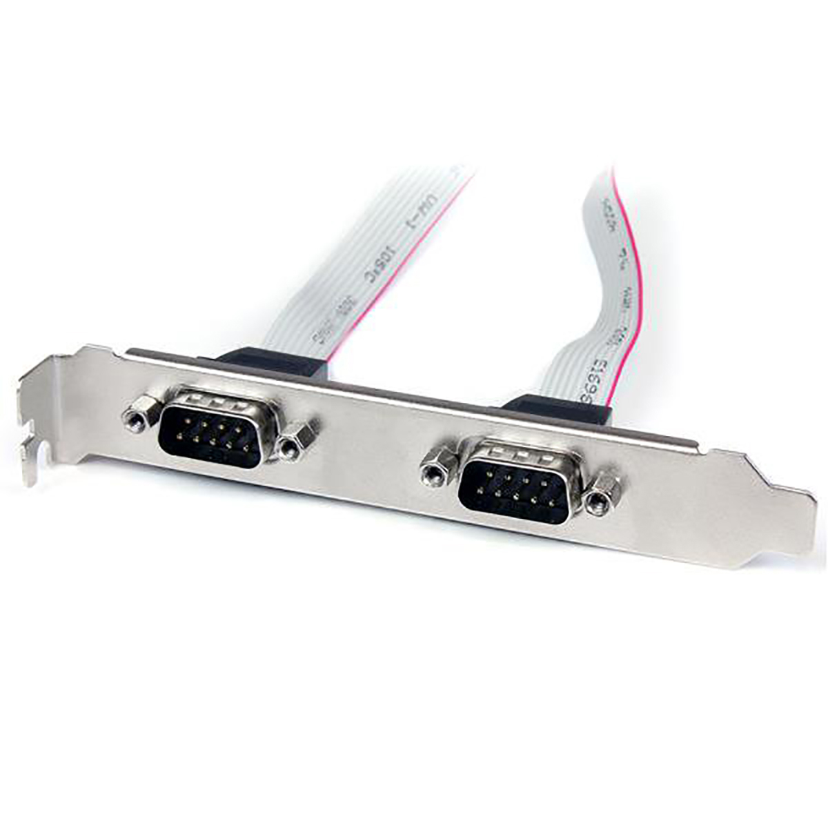plate9m2p16 StarTech.com Female D-Sub 9-Pin to Male DB9 Serial Cable, 400 mm Polyvinyl Chloride, Plate Series