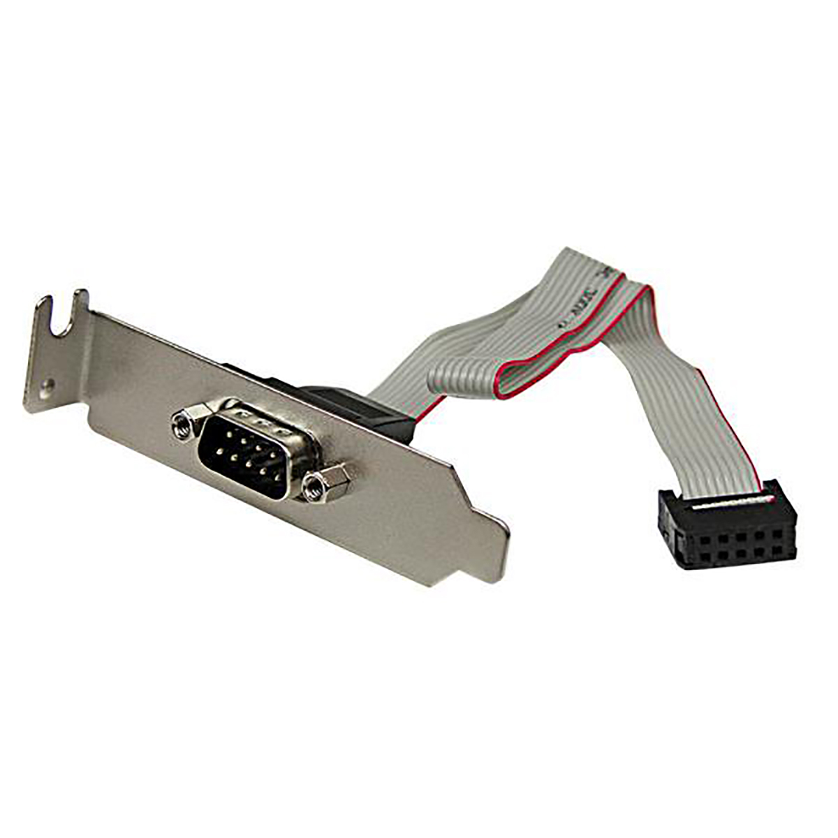 StarTech.com Female D-Sub 9-Pin to Male DB9 Serial Cable, 260 mm Polyvinyl Chloride, Plate Series