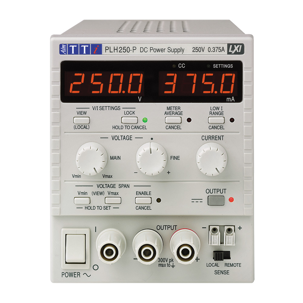Aim-TTi Digital Bench Power Supply, 1-Output 0 V ac to  250V, 94 W, 360 mA Max