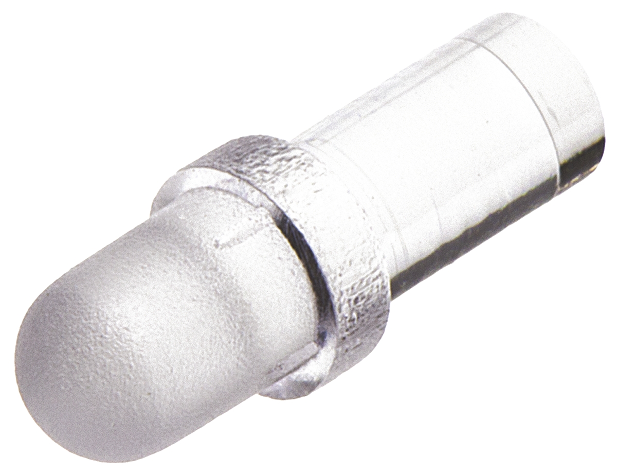 PLP1-250 Bivar Panel Mount 1-Way Straight Rigid LED Light Pipe Clear, 3 mm