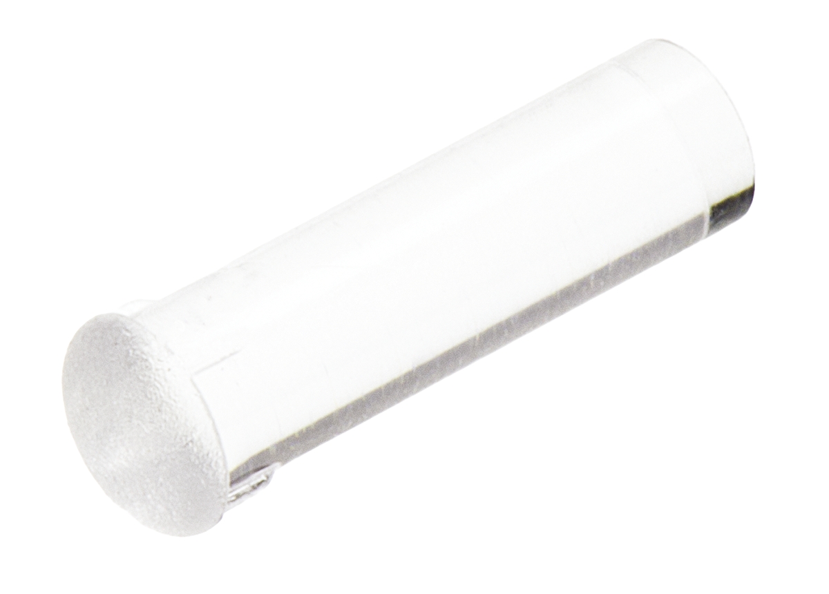 PLP2-375 Bivar Panel Mount 1-Way Straight Rigid LED Light Pipe Clear, 3 mm