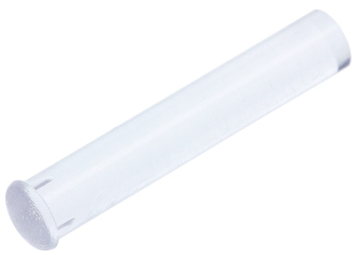 PLP2-625 Bivar Panel Mount 1-Way Straight Rigid LED Light Pipe Clear, 3 mm