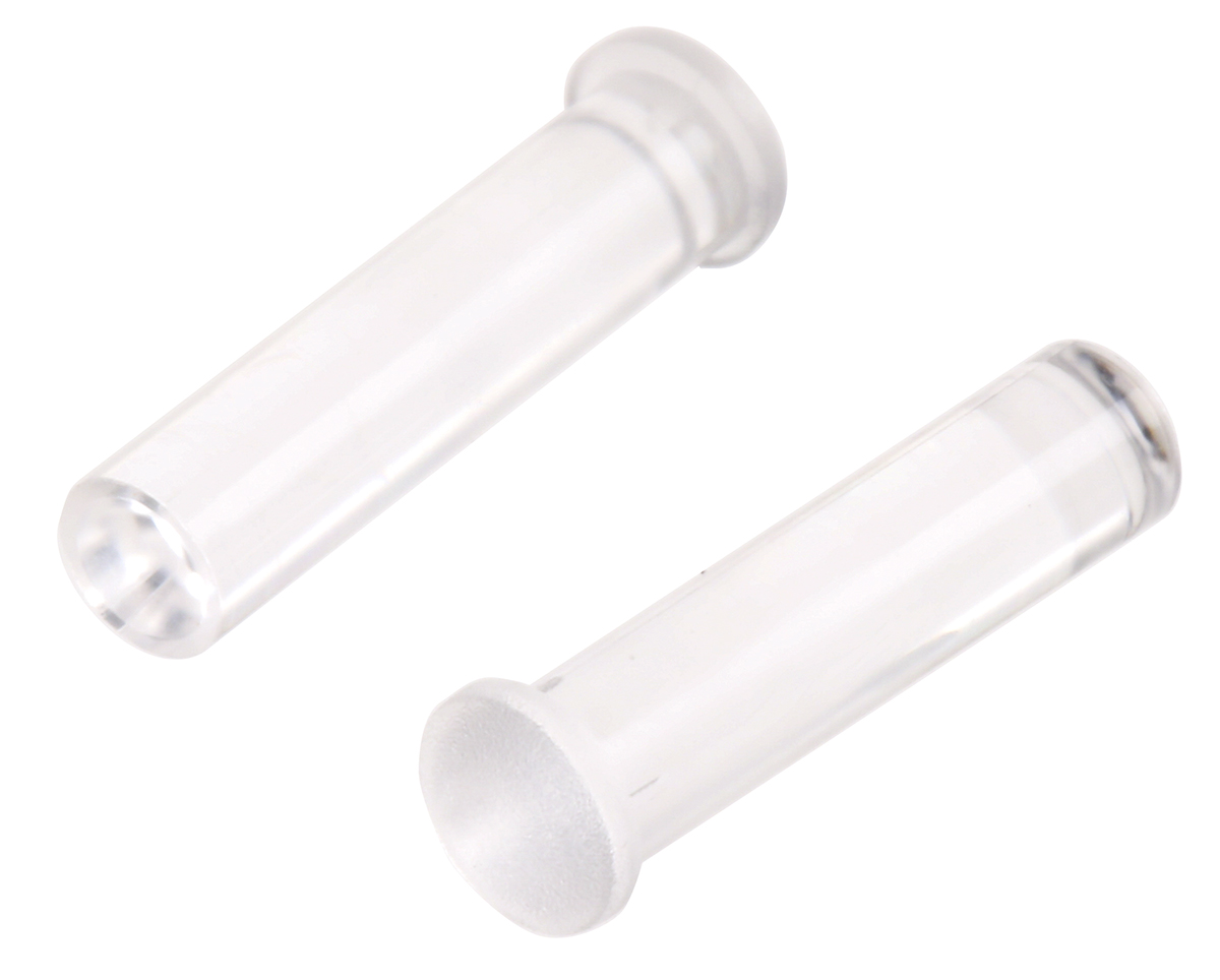 PLP5-2-625 Bivar Panel Mount 1-Way Straight Rigid LED Light Pipe Clear, 5 mm