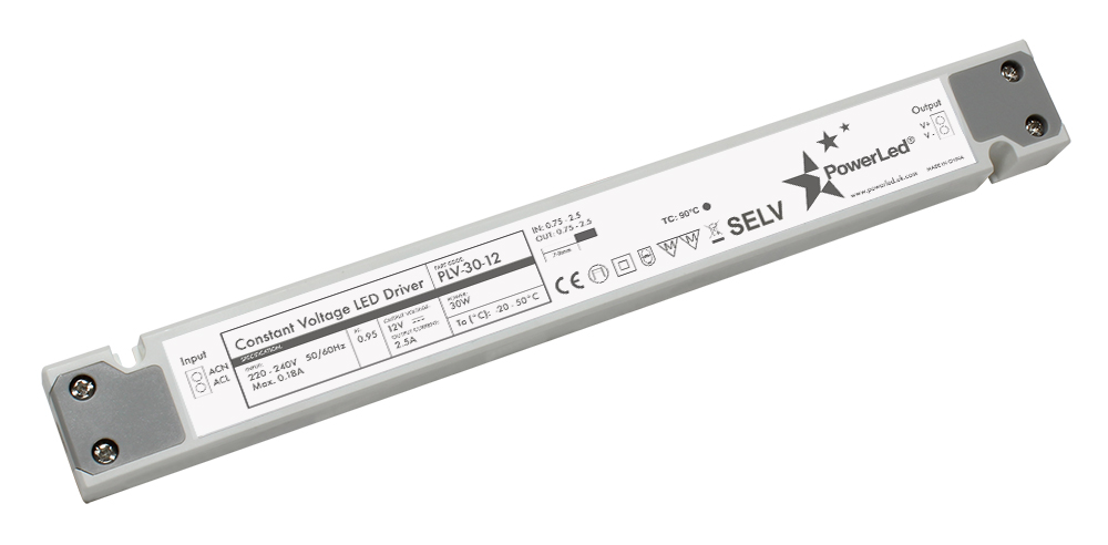 PowerLED LED Driver, 24V Output, 30 W Output, 170mA