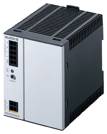 Block PM Switched Mode DIN Rail Power Supply 373 V dc, 264V ac AC/DC Input 28.5V dc, 4 A Output DC 96 W