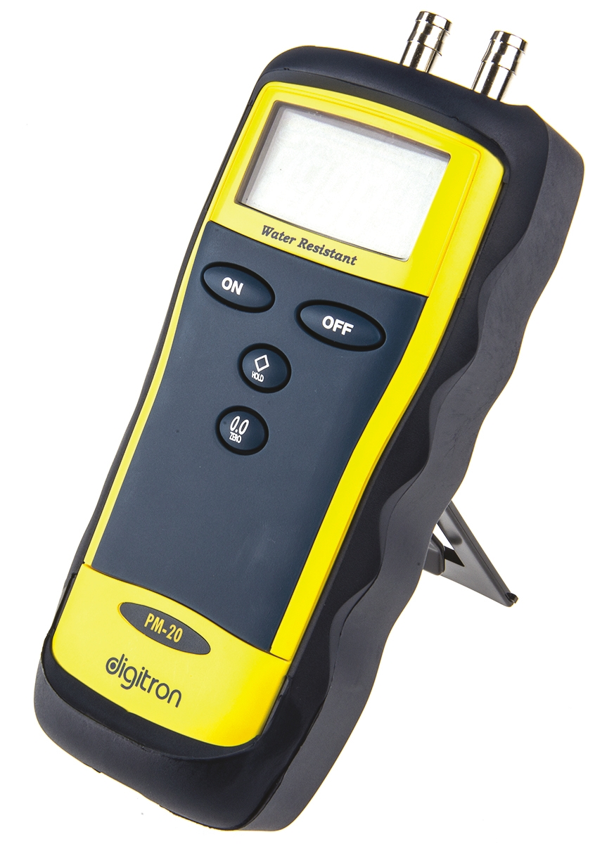 Digitron Differential Digital Pressure Meter With 2 Pressure Port/s, Max Pressure Measurement 130 mbar, RSCAL