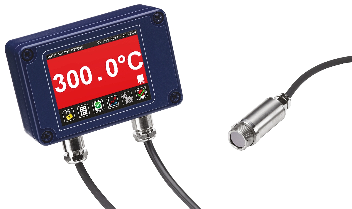 Calex PM2.2-251-HT-CRT-MSD Infrared Temperature Sensor 1 m, 450 °C to 2000 °C
