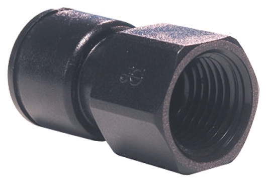 John Guest, PM450611E Acetal Co-Polymer (Unfilled), Stainless Steel Fitting, Female BSP 1/8 in BSP 6mm