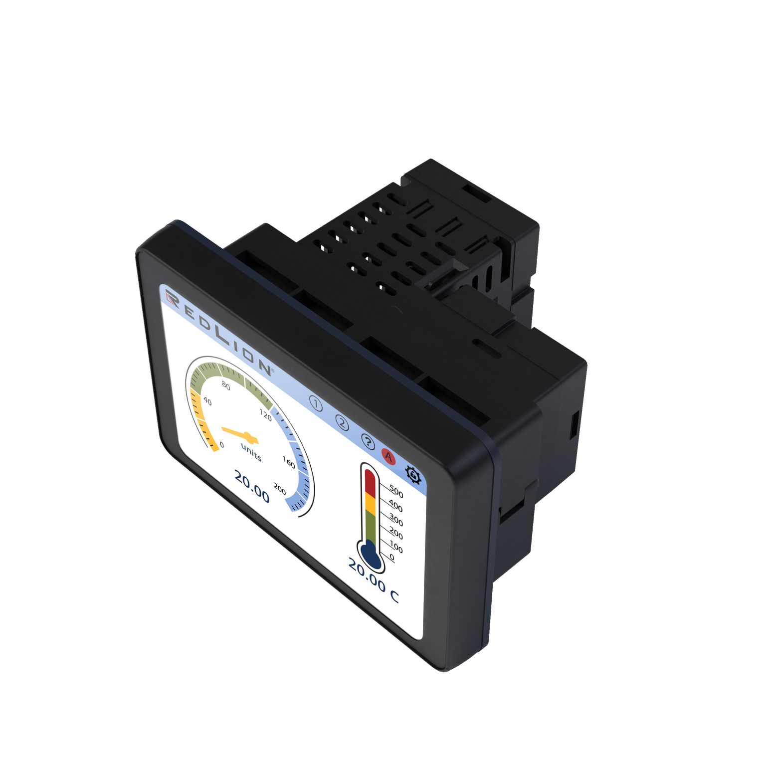 pm500d0400800f00 Red Lion PM-50 4.3 in TFT LCD Digital Panel Multifunction Meter for Digital Signal,  45 mm  x 96 mm