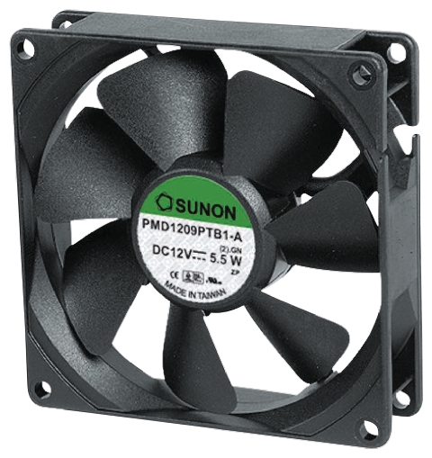 Sunon PMD Series Axial Fan, 12V dc, 289 m³/h, 14.4 W, 1.2 A Max 120 mm 38mm 120 mm