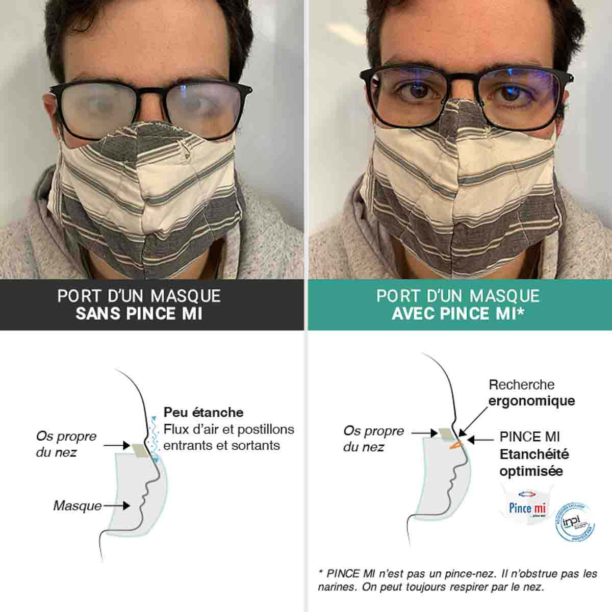pmi10010 PMI100*10 Pince Mi Sheet Metal Fabric Face Mask Nose Clip for Surgical 60 x 12 x 0.8 mm