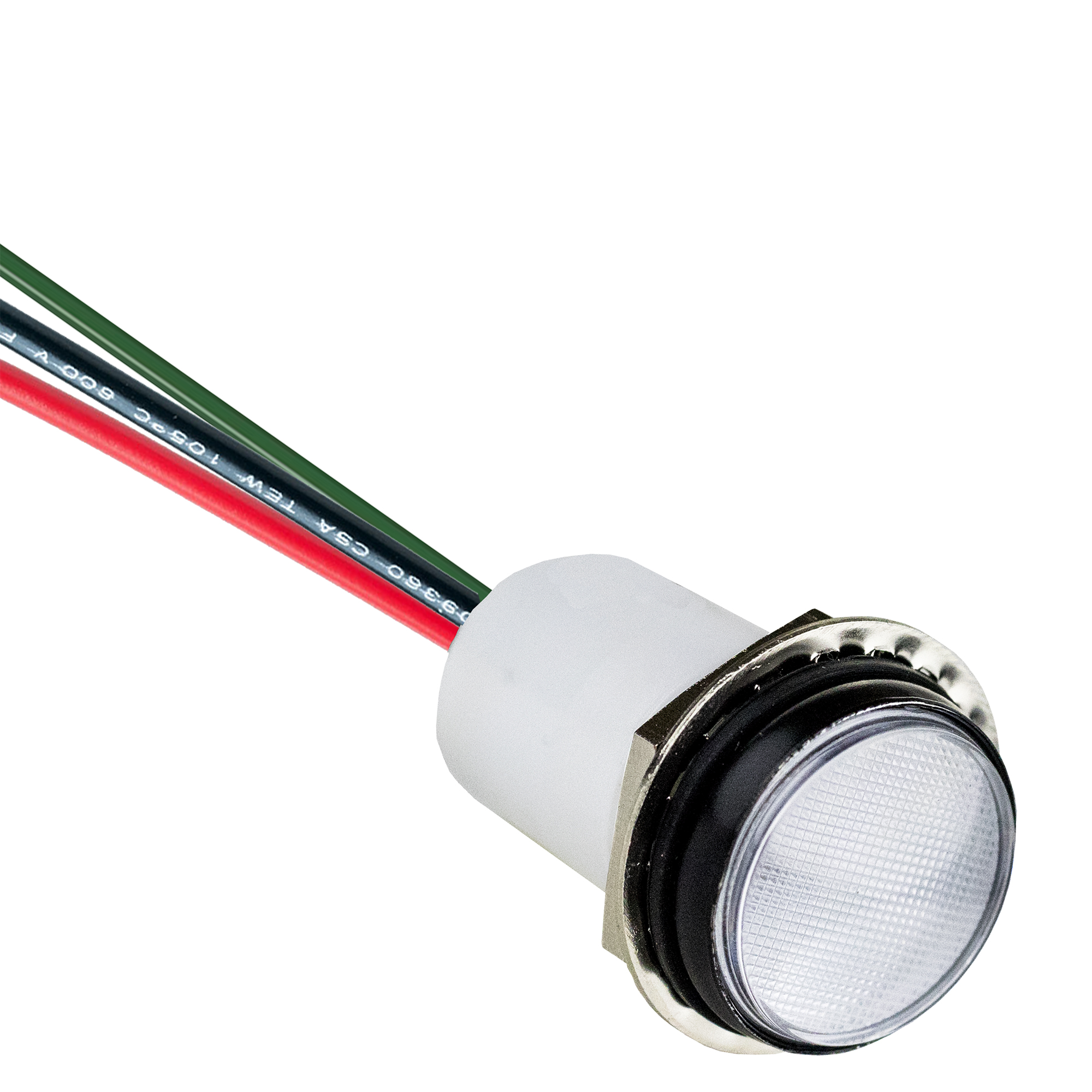 VCC PML50 Series Series Red, Green Panel Mount Indicator, 28V dc, Screw Termination Through Hole, IP67