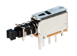 C & K PN Series Push Button Switch, Latching, Through Hole, SPDT, 30 V dc
