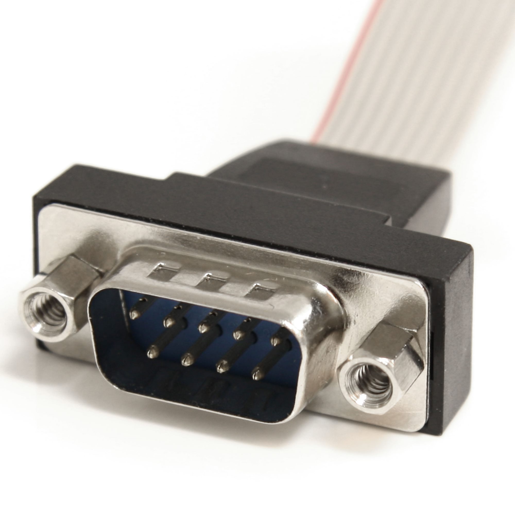pnl9m16 StarTech.com Male D-Sub 9-Pin to Female IDC Serial Cable, 406.4 mm Polyvinyl Chloride, Plate Series