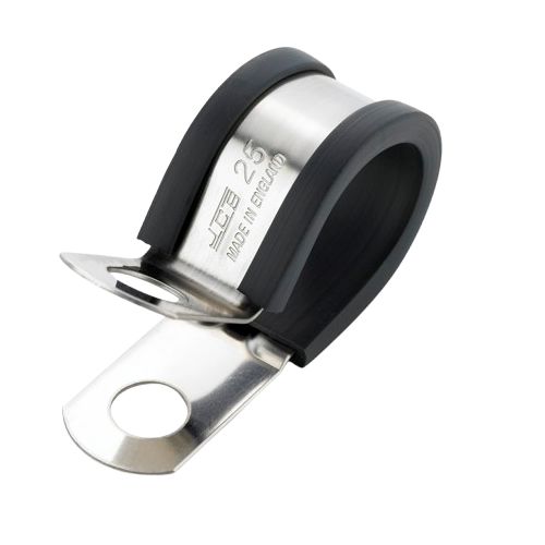 JCS 10 mm ID Black, Zinc Plated, 304 Stainless Steel P-Clip