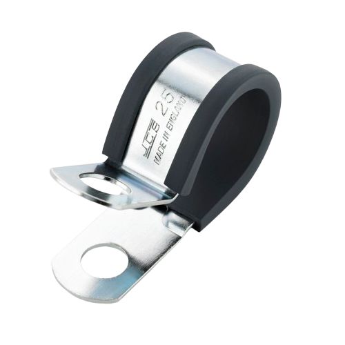 JCS 16 mm ID Black, Bright Zinc Plated and Passivated, Zinc Plated Mild Steel P-Clip