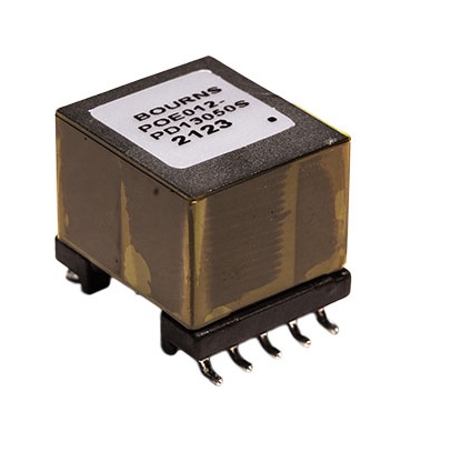 Bourns Surface Pulse Transformer 3.33:1 Turns Ratio, 100 μH Prim. Inductance, 33mΩ Prim. Resistance