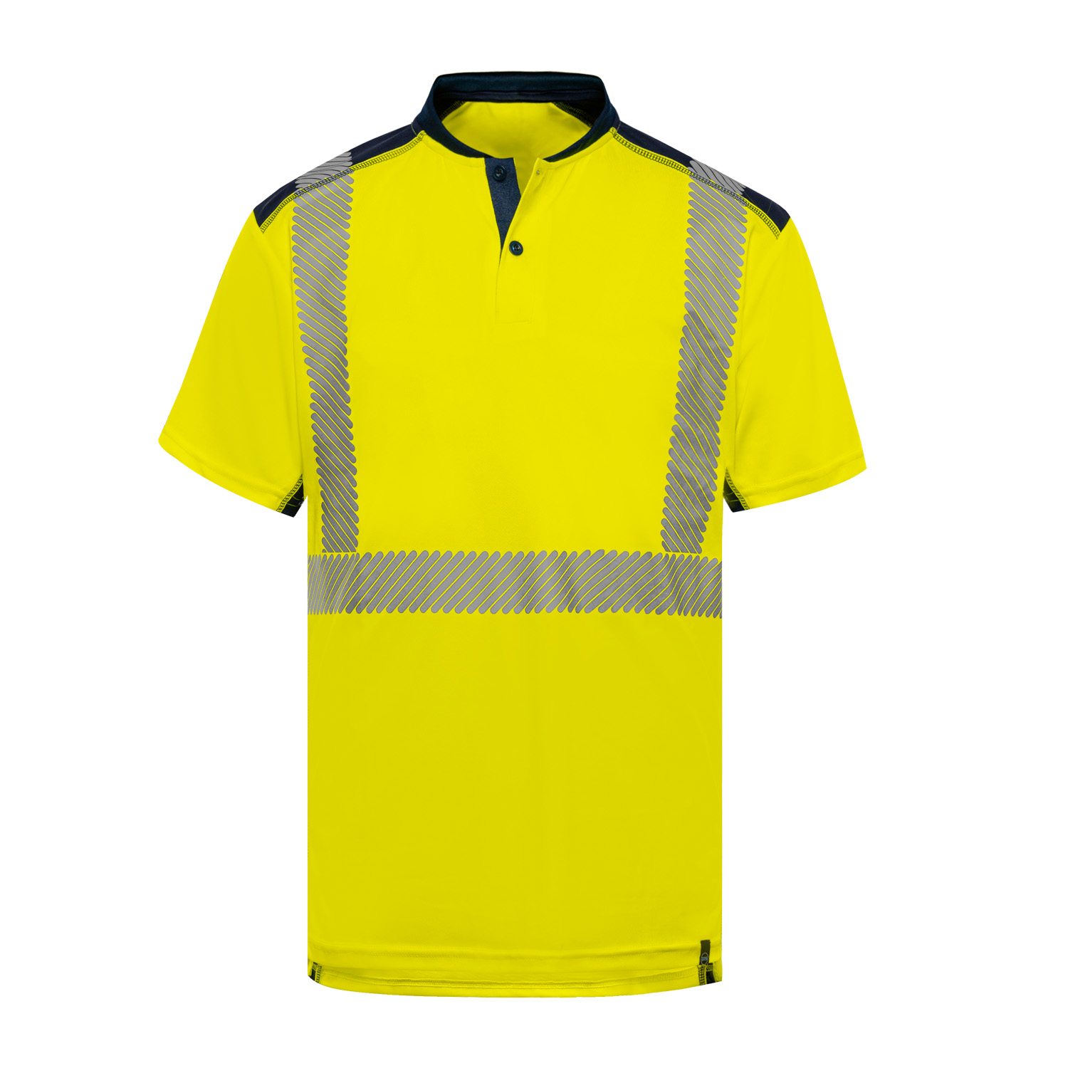 T2S Takamaka Yellow Unisex Hi Vis Polo Shirt 2XL