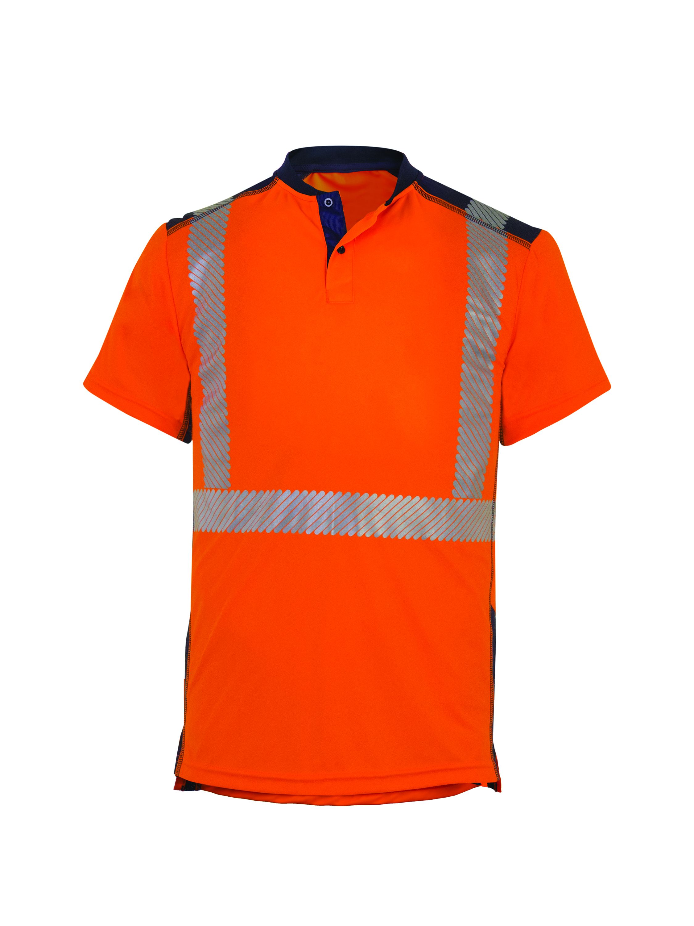 T2S Takamaka Orange Unisex Hi Vis Polo Shirt 3XL