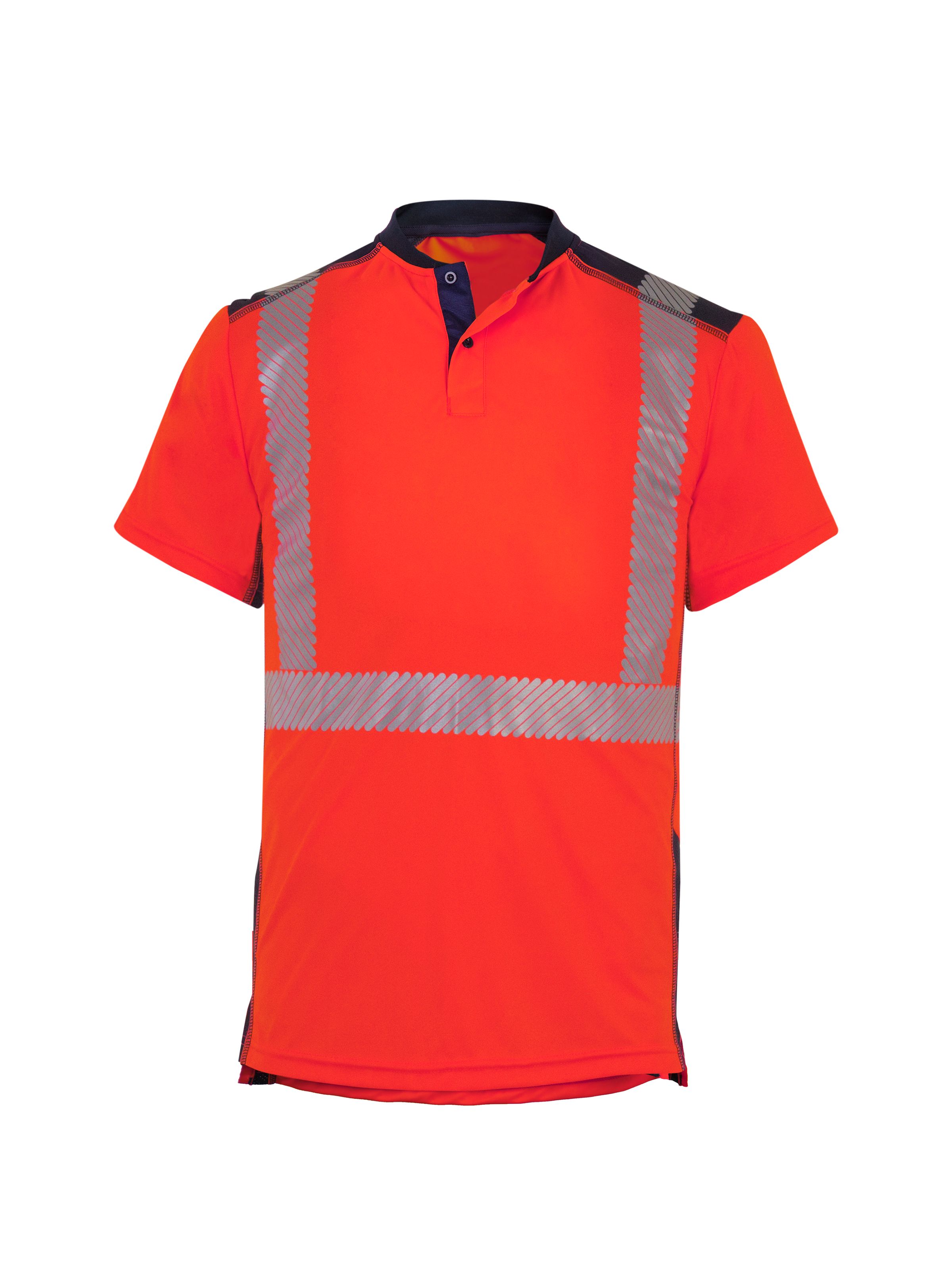 T2S Takamaka Red Unisex Hi Vis Polo Shirt 2XL