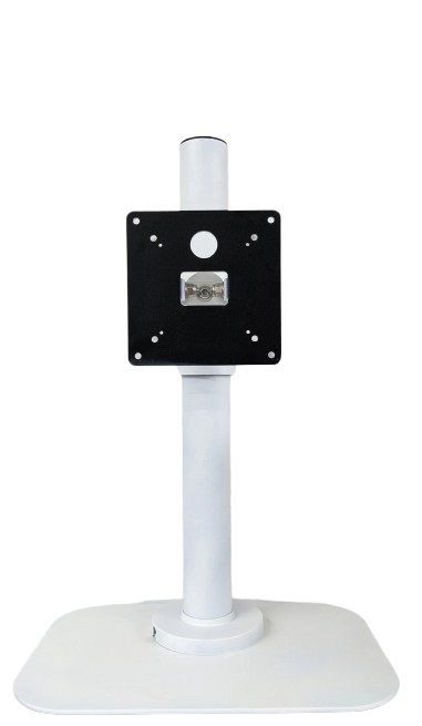 Ceratech POS-24-360-BK-WH Floor Flat Panel Mounts 24 in