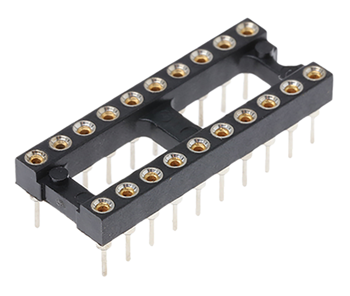 E-TEC, POS/POO/PCL 2.54 mm Pitch Vertical 20 Way, Through Hole Turned Pin Open Frame DIL Socket, 3A